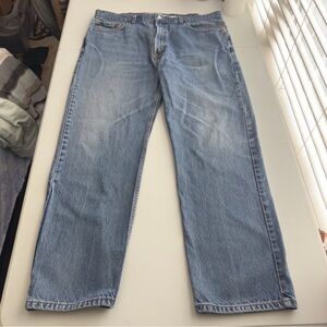 Vintage Levis 505 Jeans Mens 40x32 Regular Fit Straight Leg Medium Wash Y2K